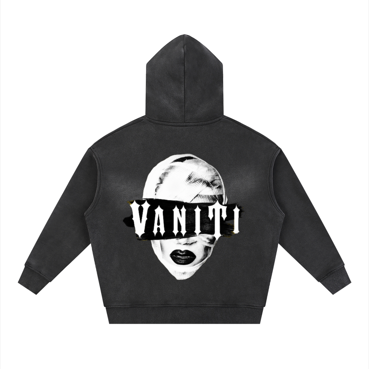 BOTCHED Sunfade Two-way Zipper Boxy Fleece Hoodie