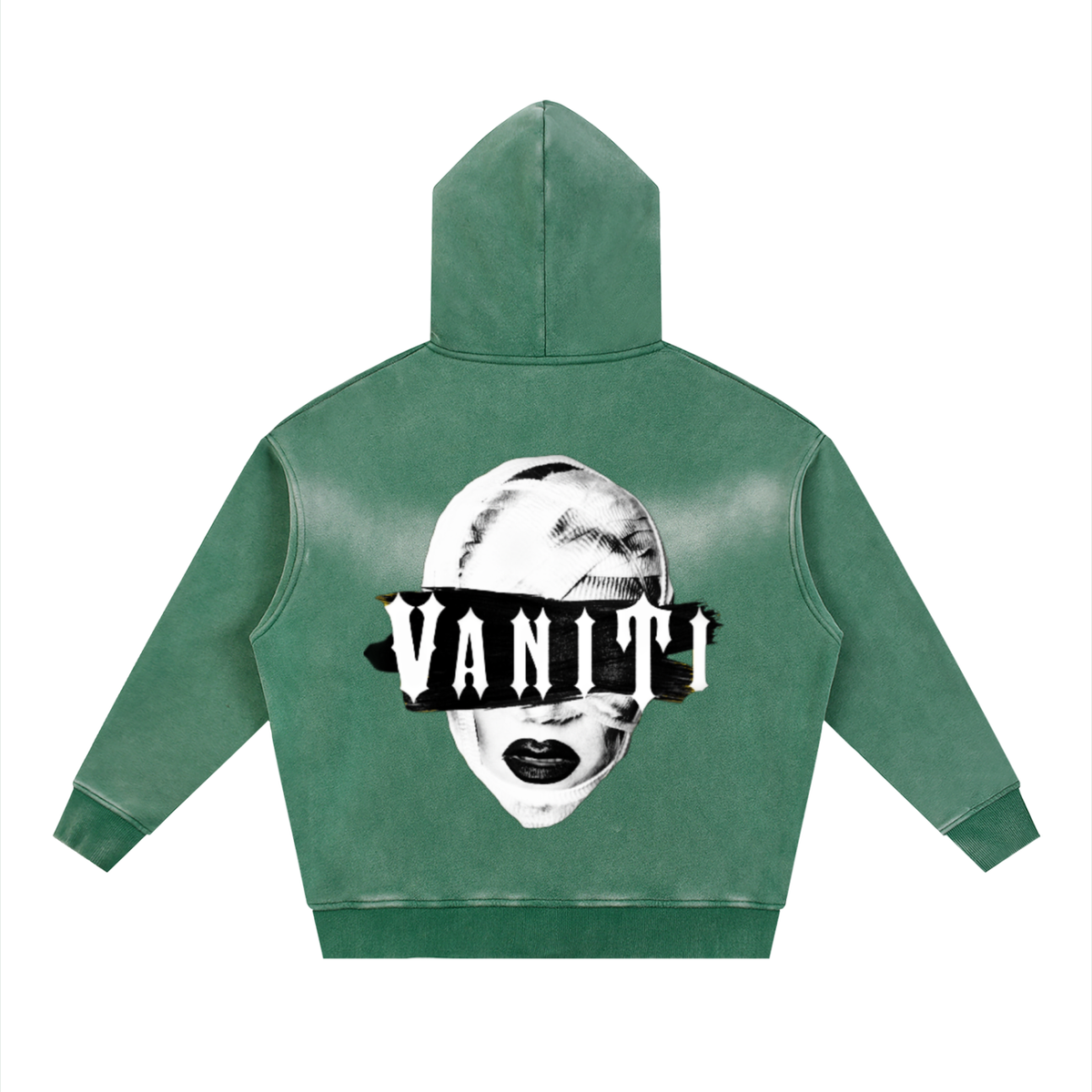 BOTCHED Sunfade Two-way Zipper Boxy Fleece Hoodie