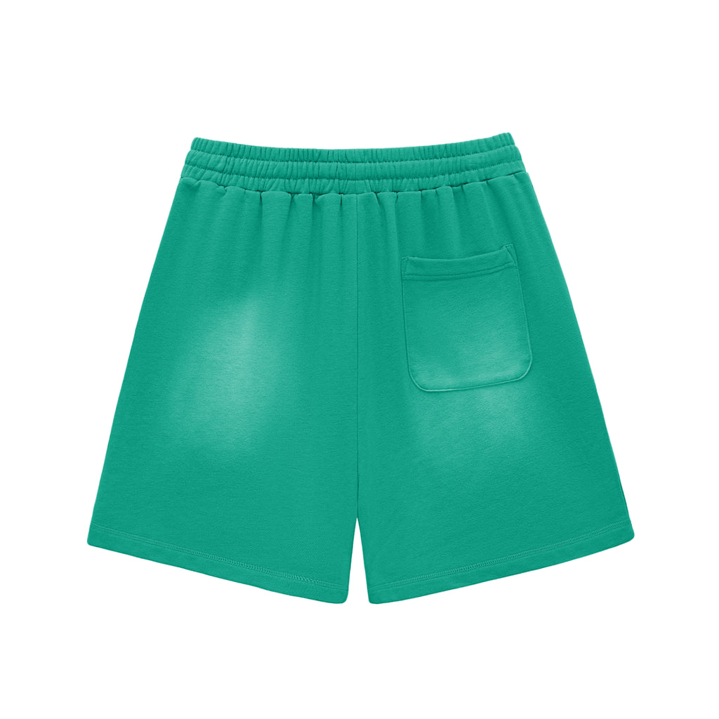 Eternal Rise Raw Edge Cotton Shorts