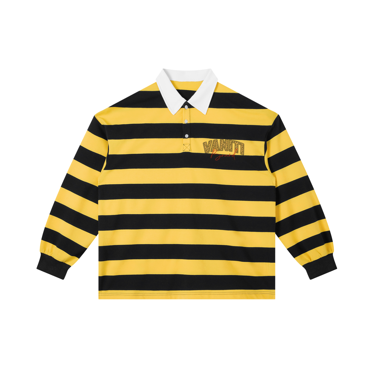 Color Block Stripe Polo Shirt