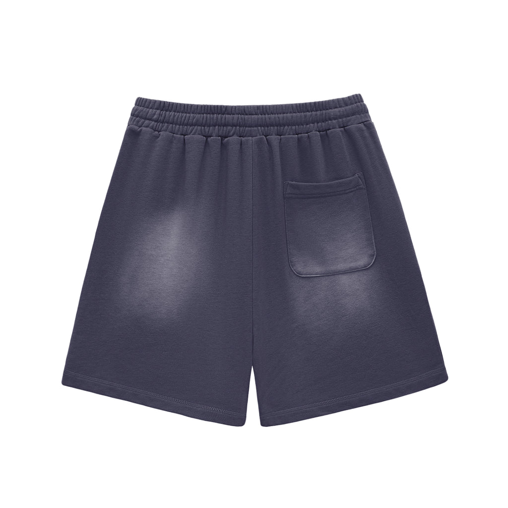 Eternal Rise Raw Edge Cotton Shorts