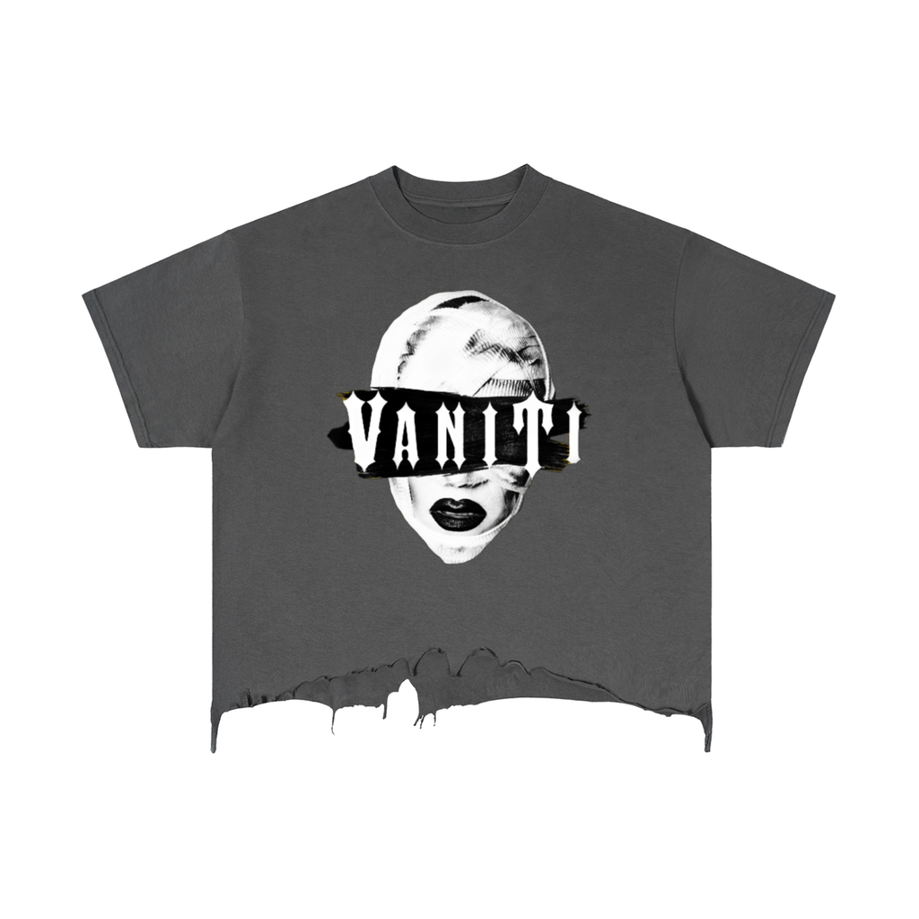 Botched Vaniti Distressed Hem T-Shirt