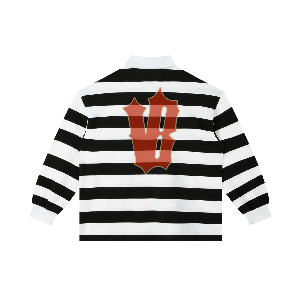 Color Block Stripe Polo Shirt