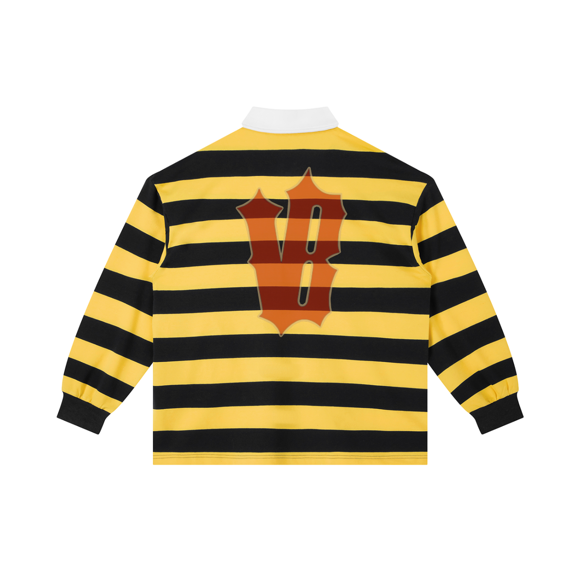 Color Block Stripe Polo Shirt